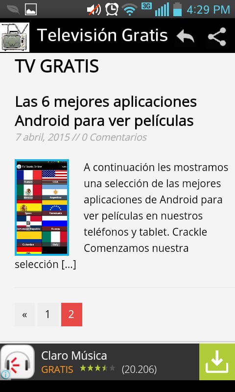 Television gratis en viv...截图2