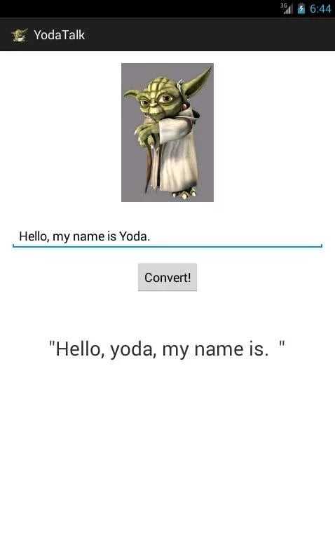 Yoda Talk截图2