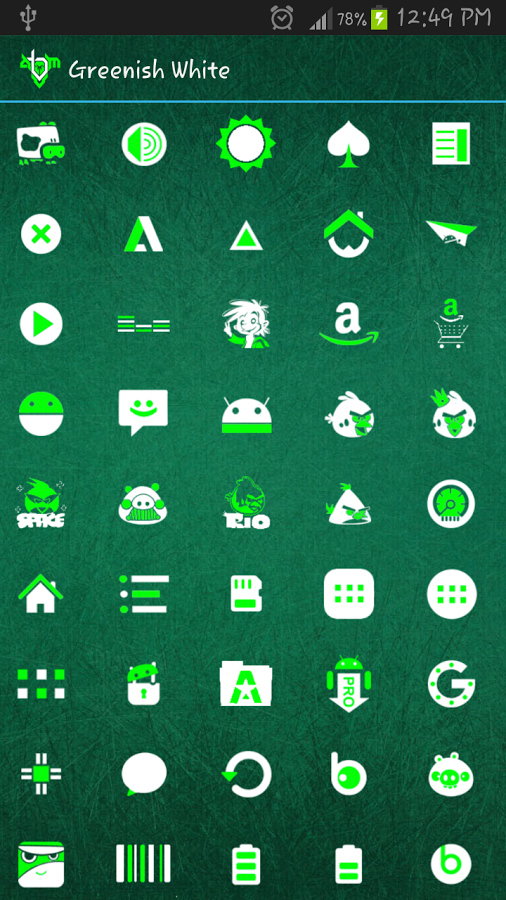 Greenish White Icon Pack截图7