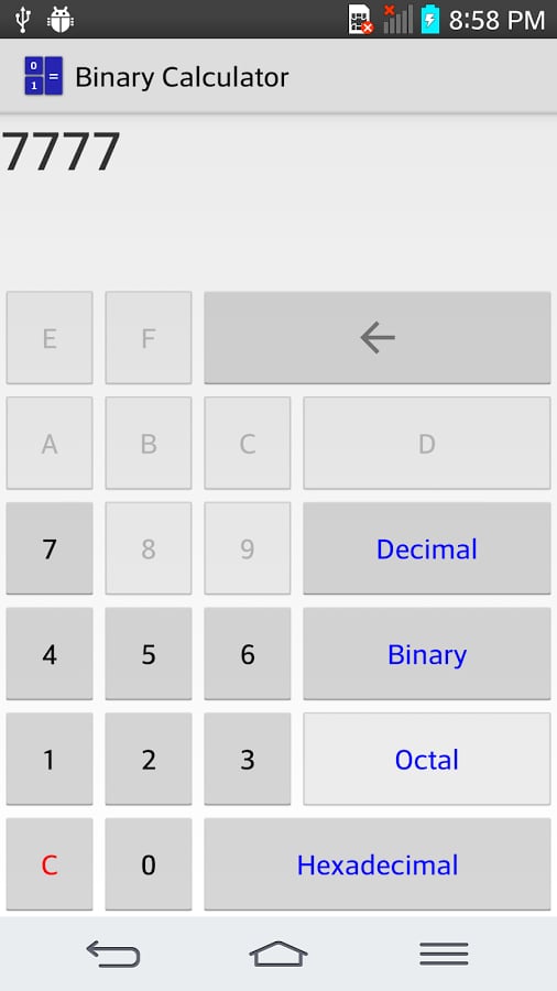 Binary Calculator截图1