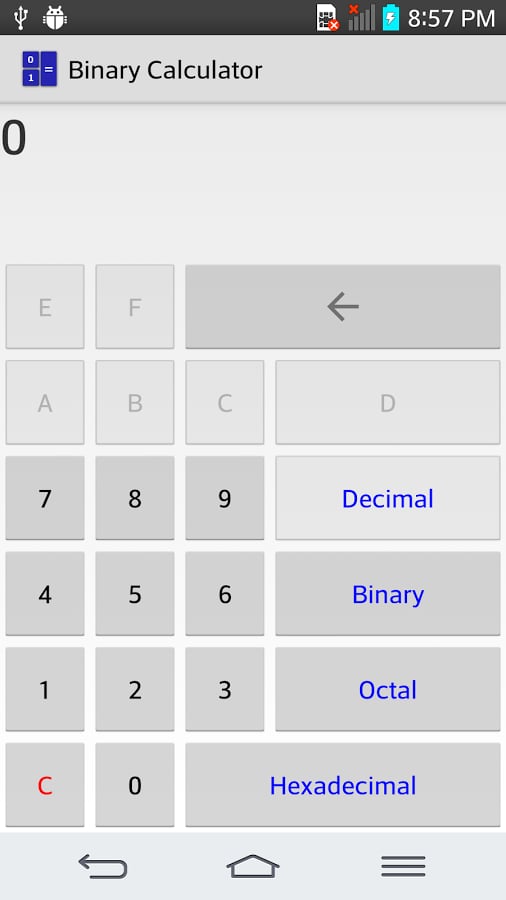 Binary Calculator截图2