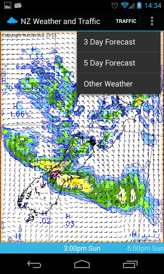 NZ Weather and Traffic截图1