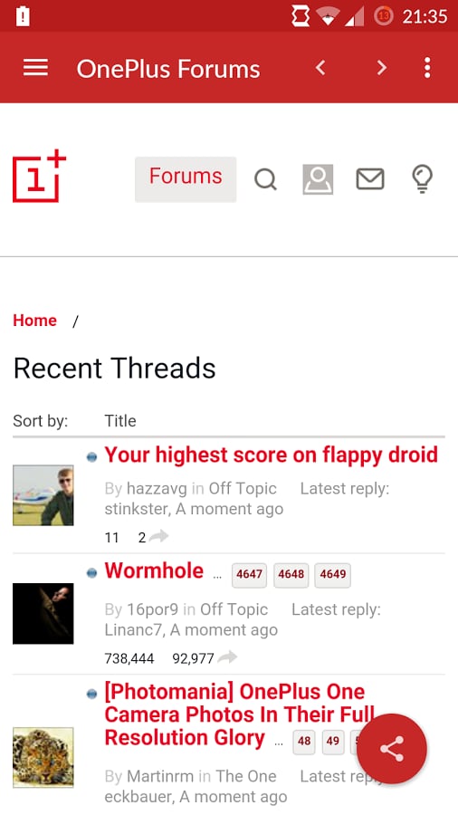OnePlus Forums截图3
