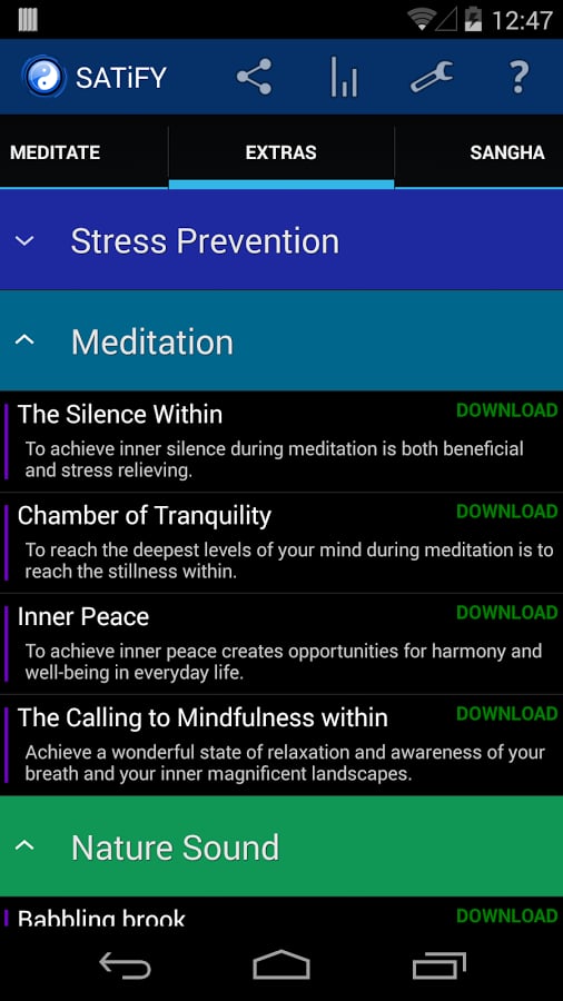 SATiFY Mindfulness Medit...截图7