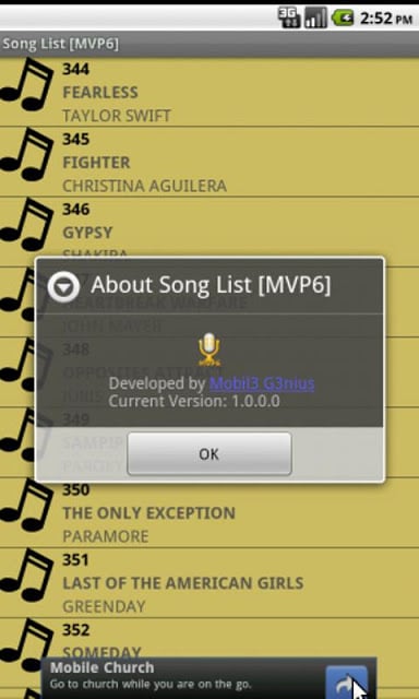 Song List [MVP6]截图1