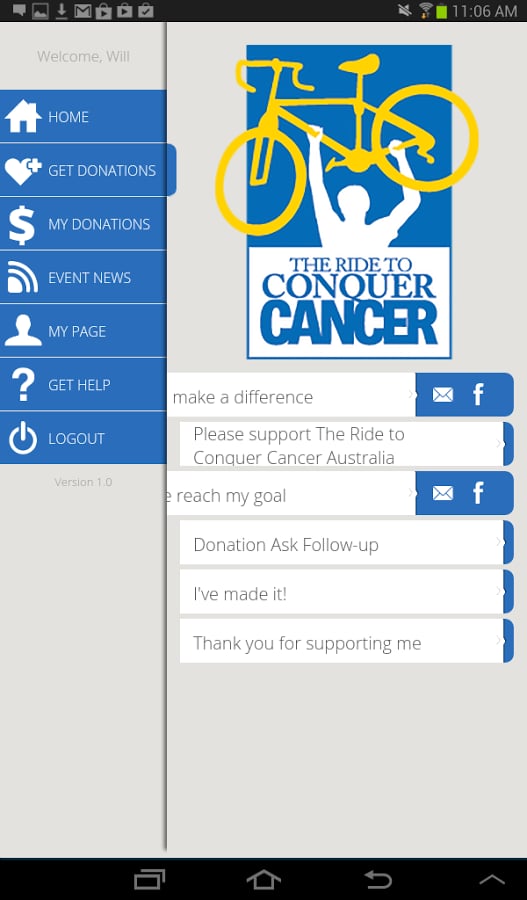 The Ride to Conquer Cancer Australia截图4