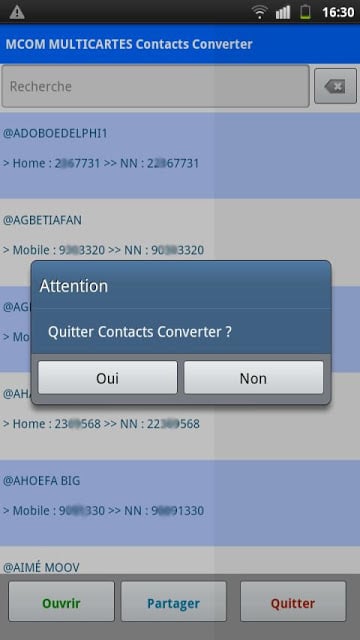 Contacts Converter截图3