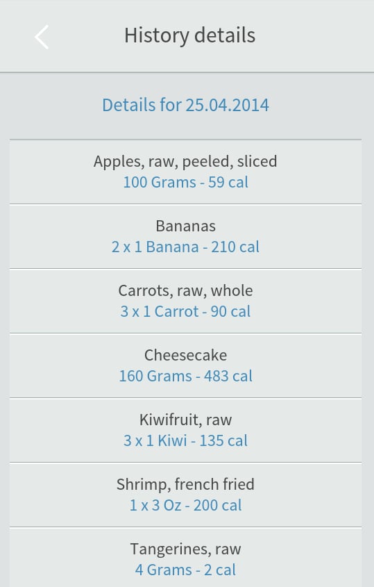 Calorie Monitor截图4