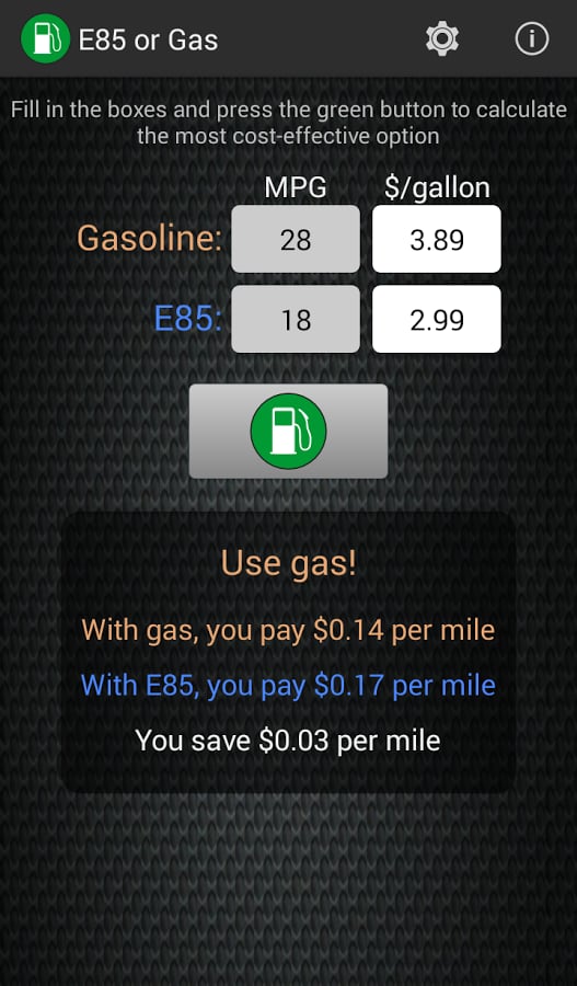 E85 or Gas Free截图2