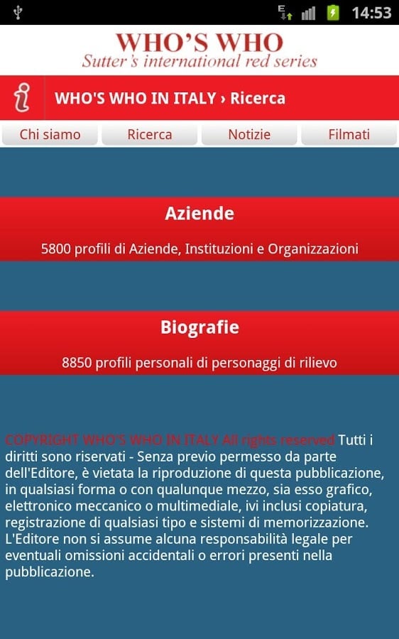 Who's Who in Italy截图7