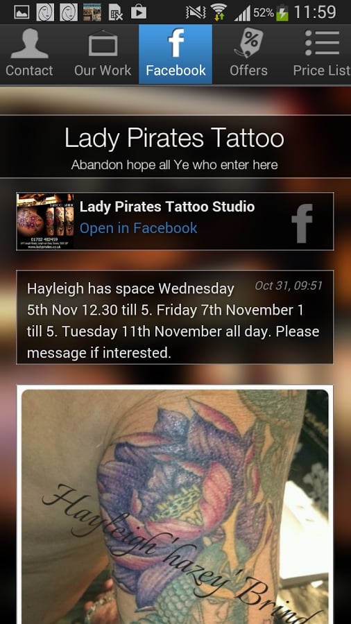 Lady Pirates Tattoo截图3