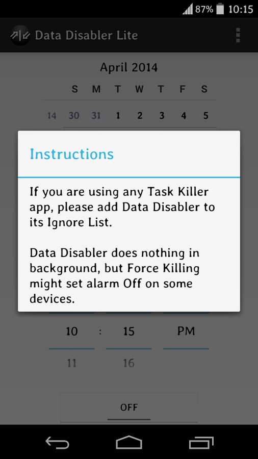 Data Disabler Lite截图5