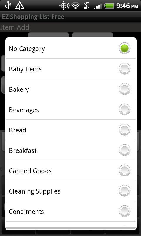 Ez Shopping List Free截图2