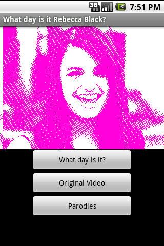 What day is it Rebecca Black?截图1