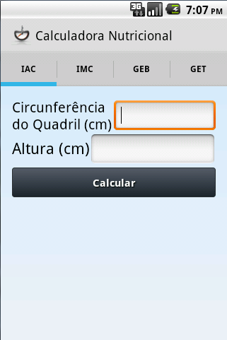 Calculadora Nutricional截图2