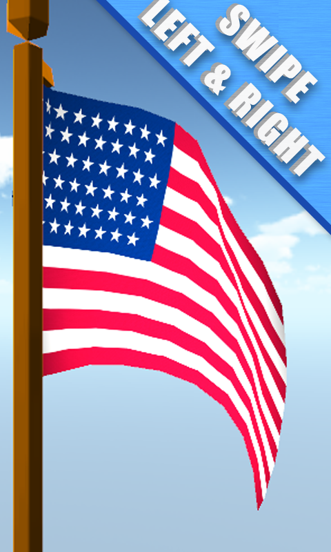 3D FLAGS USA FREE截图8