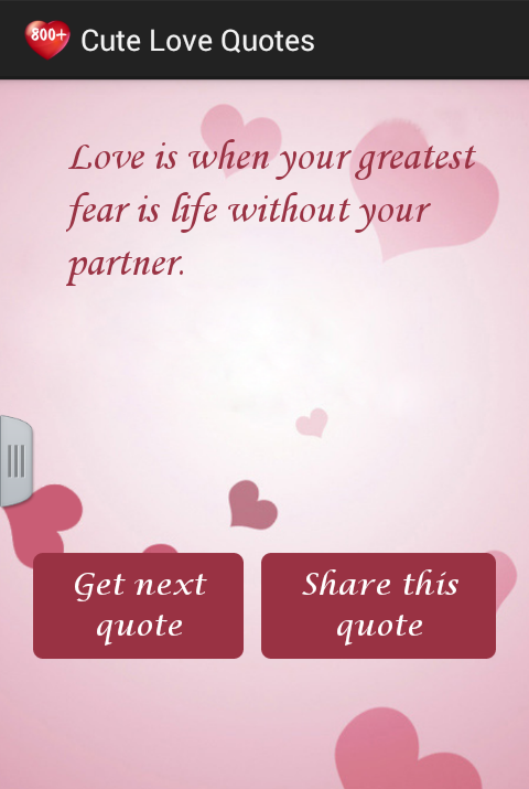 Cute Love Quotes截图2