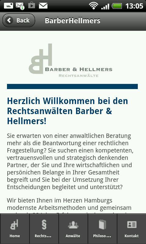 Kanzlei Barber & Hellmers截图1