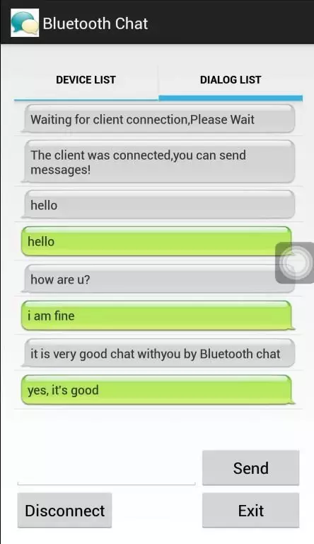 Bluetooth Chat截图5