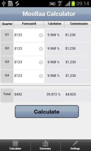 Moollaa Commission Calculator截图4