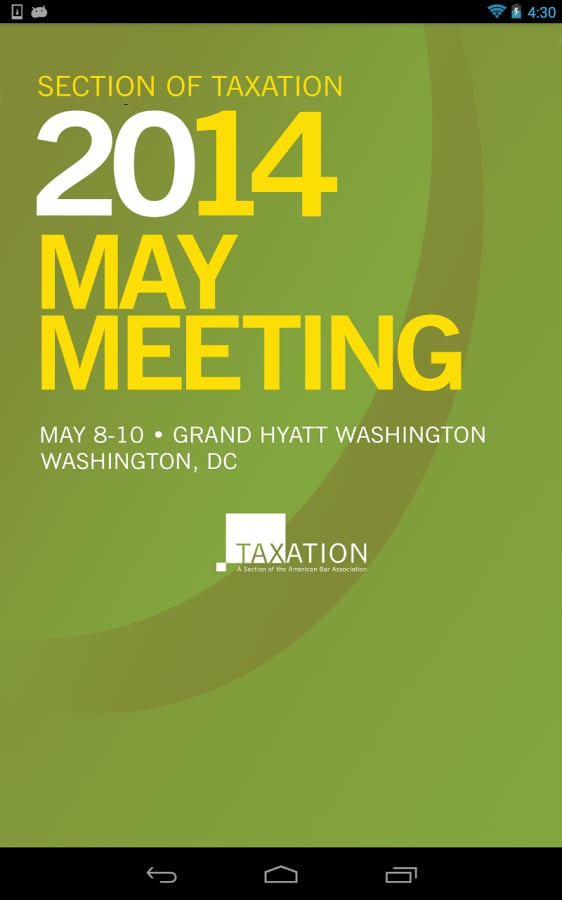 ABA Tax 2014 May Meeting截图2