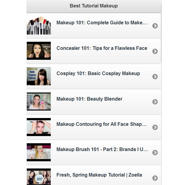 101 Best Tutorial Makeup截图1