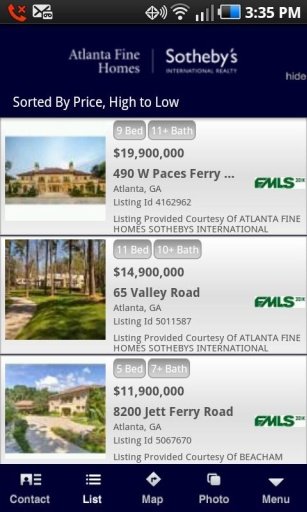 Atlanta Fine Homes SIR截图2