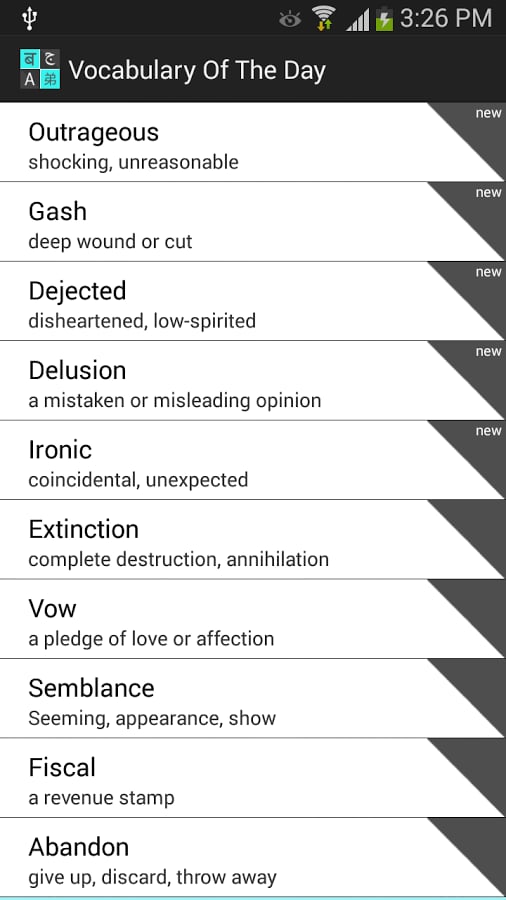 Vocabulary Daily &amp; Trans...截图7