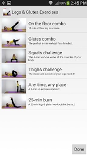 Legs &amp; Glutes Exercises截图6