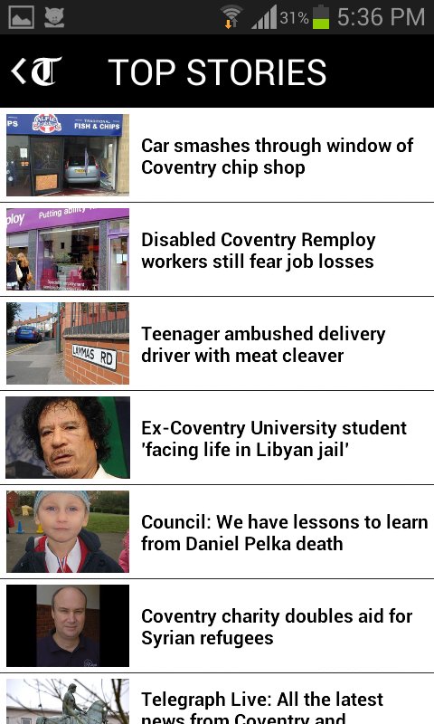 Coventry Telegraph App截图2