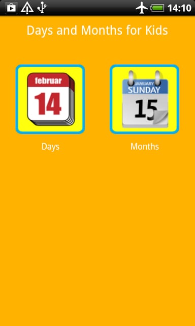 Days and Months Kids Flashcard截图2