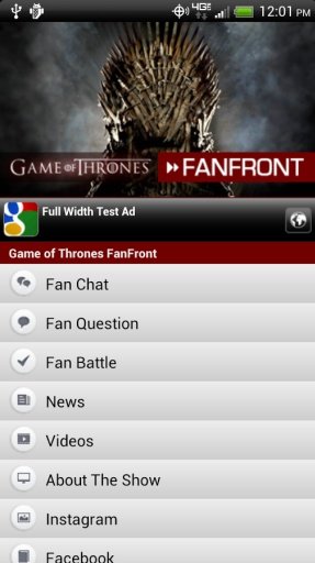 Game of Thrones FanFront截图2