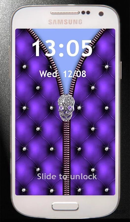 Zipper Style Lock Screen截图1