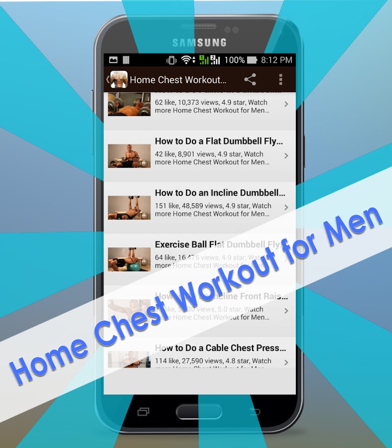 Home Chest Workout for M...截图1