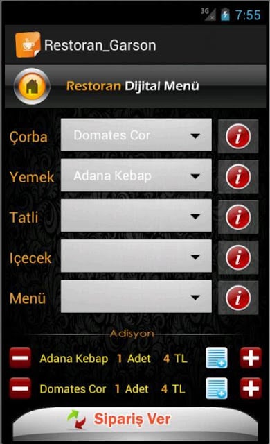 Restoran Otomasyon Programı截图8