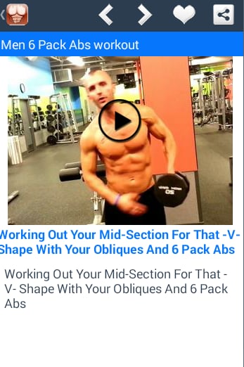 Men 6 Pack Abs Workout截图1