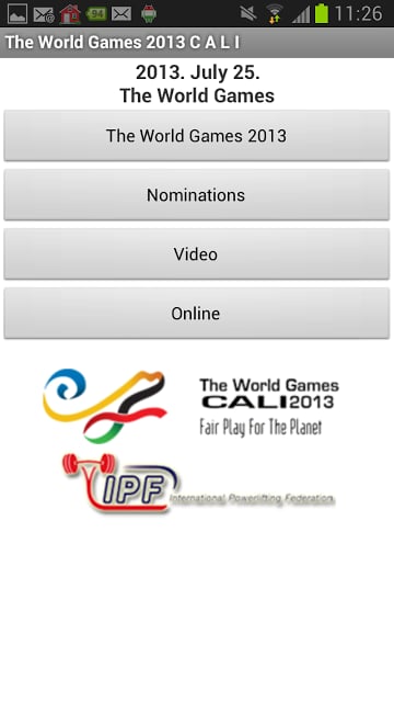 World Games 2013 IPF截图2