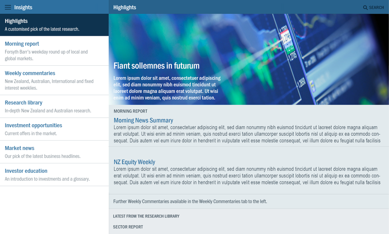 Forsyth Barr Investments App截图3