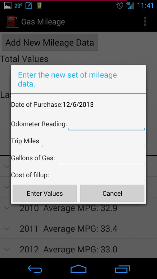 Gas Mileage截图5