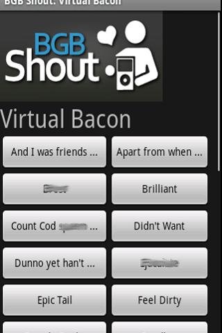 BGB Shout: Virtual Bacon截图1