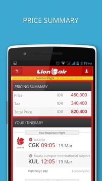 Lion Air截图