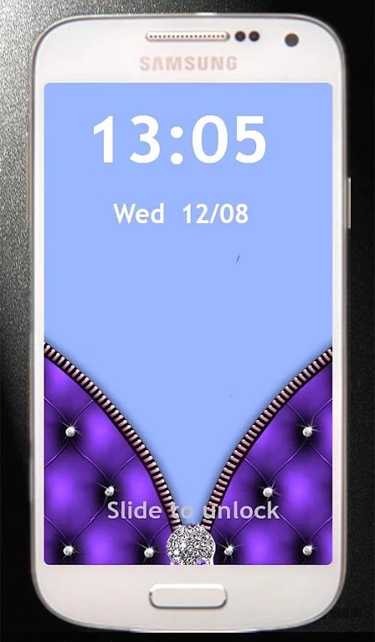 Zipper Style Lock Screen截图4