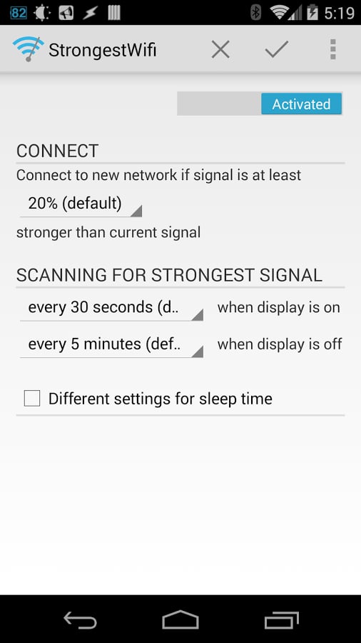 Smart WLAN Selector Tria...截图2