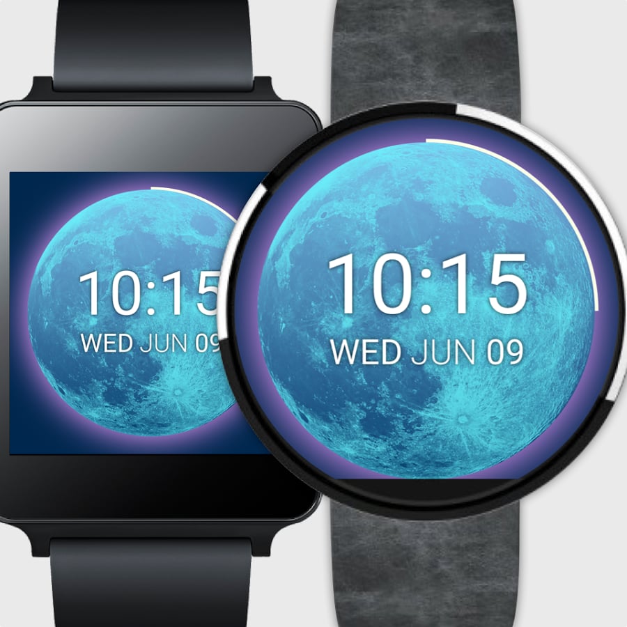 Moon Watch Face Android ...截图5