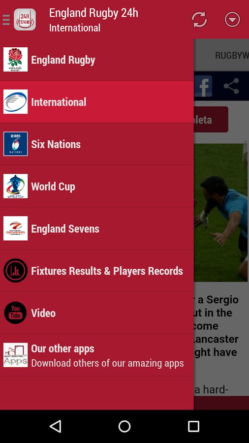 England Rugby 24h截图2