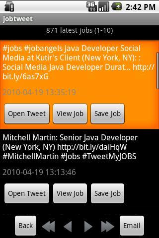jobtweet job search截图2