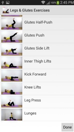 Legs &amp; Glutes Exercises截图5