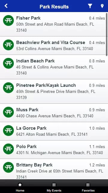 City of Miami Beach Park...截图2