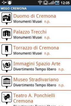 WIGO CREMONA - Touristic guide截图