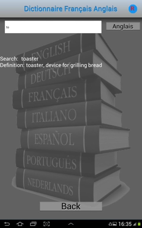 Dictionnaire Français Anglais截图2